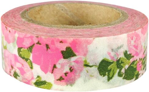 allydrew Floral & Nature Japanese Washi Masking Tape - Pink Flower Garden in Saudi Arabia