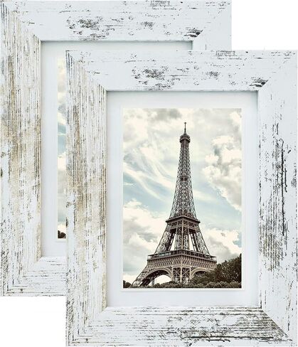 Photo Picture Frame-8x10, Black -Wood Grain Style in Kuwait