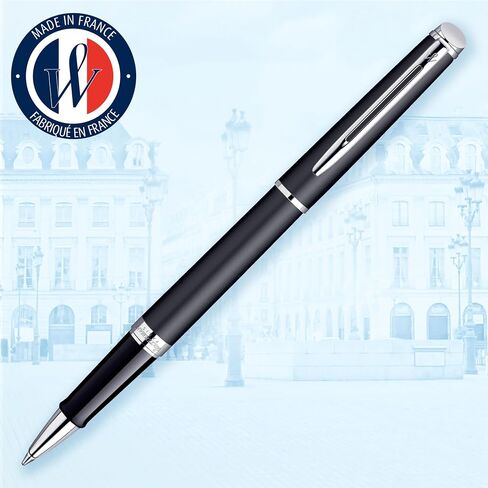 Waterman Hemisphere Essential Matte Black Chrome Trim - S0920850 in Saudi Arabia