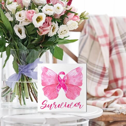 Breast Cancer Awareness Gifts for Women Friends, Breast Cancer Survivor Gifts Fight Breast Cancer Warrior Support Gifts, Breast Cancer Decor Wooden Box Sign, Breast Cancer Awareness in Kuwait