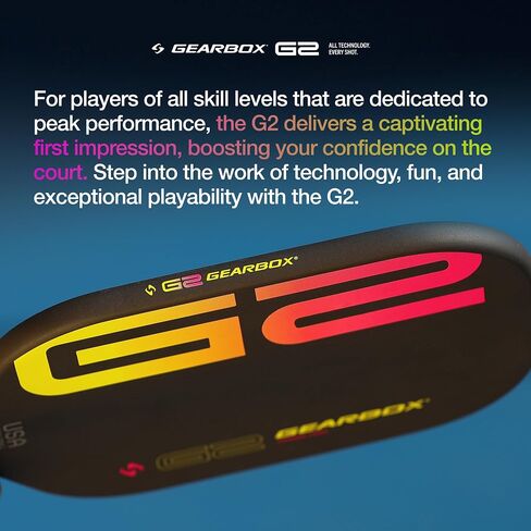 Gearbox G2 Elongated Edgeless Pickleball Paddle in Kuwait