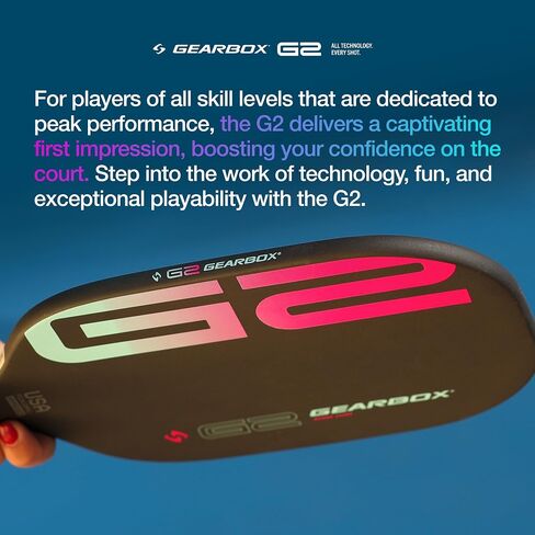 Gearbox G2 Elongated Edgeless Pickleball Paddle in Kuwait