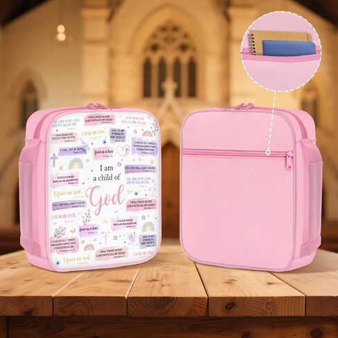 Christian Bible Cover, Bible Bags for Women, Christian Gifts for Women, A Perfect Gift for Birthdays, Mother's Day, and Religious Celebrations, Ideal for Church & Gifting in Saudi Arabia