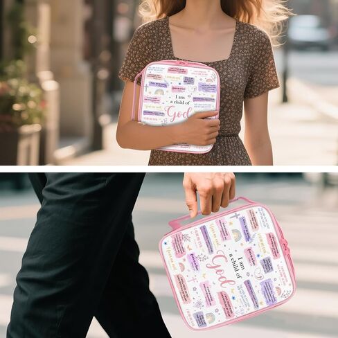 Christian Bible Cover, Bible Bags for Women, Christian Gifts for Women, A Perfect Gift for Birthdays, Mother's Day, and Religious Celebrations, Ideal for Church & Gifting in Saudi Arabia