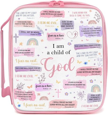 Christian Bible Cover, Bible Bags for Women, Christian Gifts for Women, A Perfect Gift for Birthdays, Mother's Day, and Religious Celebrations, Ideal for Church & Gifting in Saudi Arabia