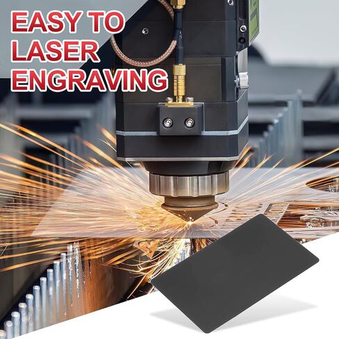 بطاقة أعمال Patikil Metal Business 0.21mm سماكة 3.4x2.1 بوصة ، و 30 PCS ألومنيوم ألومنيوم بطاقات نقش بالليزر مع علاقات الكابلات لمكتب المنزل متعدد الأغراض ، الذهب in Kuwait