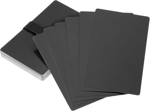 بطاقة أعمال Patikil Metal Business 0.21mm سماكة 3.4x2.1 بوصة ، و 30 PCS ألومنيوم ألومنيوم بطاقات نقش بالليزر مع علاقات الكابلات لمكتب المنزل متعدد الأغراض ، الذهب in Kuwait