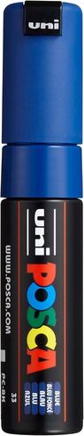 Posca Marker 8K in Blue, Posca Pens for Art Supplies, School Supplies, Rock Art, Fabric Paint, Fabric Markers, Paint Pen, Art Markers, Posca Paint Markers in Saudi Arabia