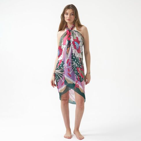 Women's Beach Cover Up, Sarong Wrap, Full-Length Pareo for Swimsuit Cover Ups in Saudi Arabia