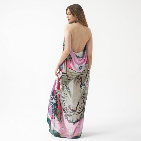Women's Beach Cover Up, Sarong Wrap, Full-Length Pareo for Swimsuit Cover Ups in Saudi Arabia