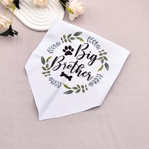 Big Brother Dog Bandana for Large Dogs Pregnancy Announcement Gifts for Friends Family First Time Moms Dads Gifts for Dogs Mom Dad Gifts for Men Women Pet Scarf for Dog Themed Party Supplies in Saudi Arabia