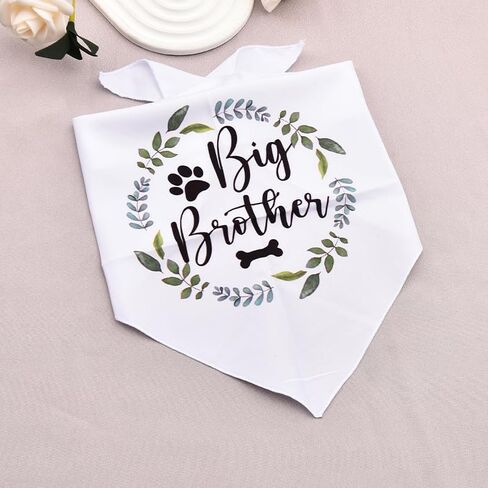 Big Brother Dog Bandana for Large Dogs Pregnancy Announcement Gifts for Friends Family First Time Moms Dads Gifts for Dogs Mom Dad Gifts for Men Women Pet Scarf for Dog Themed Party Supplies in Saudi Arabia