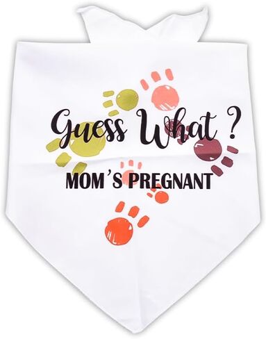 Big Brother Dog Bandana للكلاب الكبيرة ، هدايا إعلان الحمل للأصدقاء عائلة العائلة لأول مرة الأمهات الآباء هدايا للكلاب أمي أبي هدايا للرجال in Kuwait