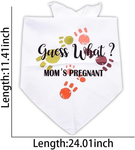Big Brother Dog Bandana للكلاب الكبيرة ، هدايا إعلان الحمل للأصدقاء عائلة العائلة لأول مرة الأمهات الآباء هدايا للكلاب أمي أبي هدايا للرجال in Kuwait