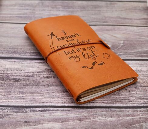 World Traveler Journal,Travelers Gift,Travel Adventure Awaits,Gifts for Who Like To Travel,I Haven't Been Everywhere But It's On My List-Camper Gift-Travel Gift-Refillable Travel Photo Diary Journal in Saudi Arabia