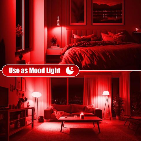 Blue Light Bulb, A19 E26 Base, 9W LED Blue Lightbulbs for Outdoor Porch, Indoor Party Decoration, Holiday Lighting, Halloween Decor, Christmas Decoration, (6 Packs) in Saudi Arabia