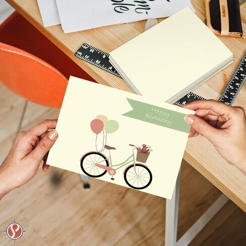 Cream Greeting Note Flat Postcards or Cards with Envelopes - 5 X 7 Inches - 50 Per Pack - This Is Not a Fold Over Card (No Envelopes) in Saudi Arabia