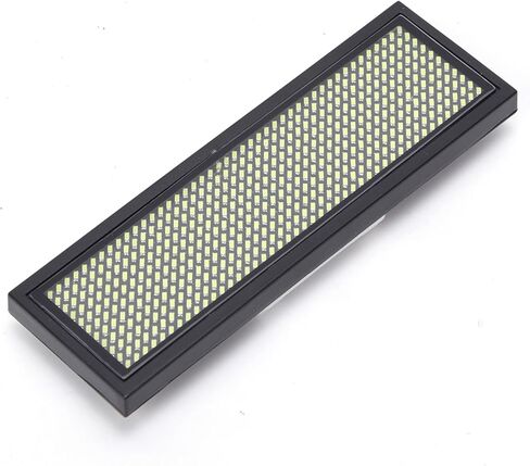 Message Tag Name Badge Mini LED Digital Programmable Scrolling Name Message Tag Badge with Magnet Pin 10 Display Animations Label (Blue) in Saudi Arabia