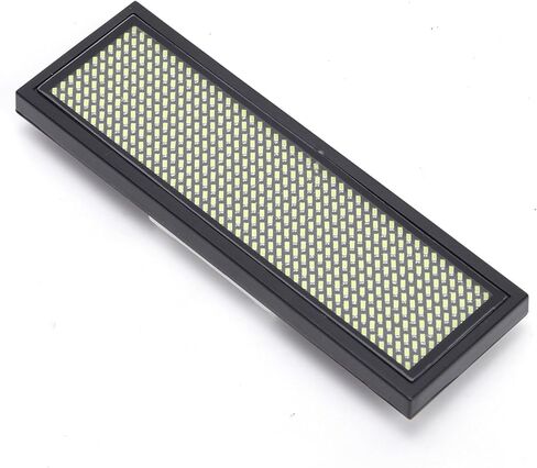 Message Tag Name Badge Mini LED Digital Programmable Scrolling Name Message Tag Badge with Magnet Pin 10 Display Animations Label (Blue) in Saudi Arabia