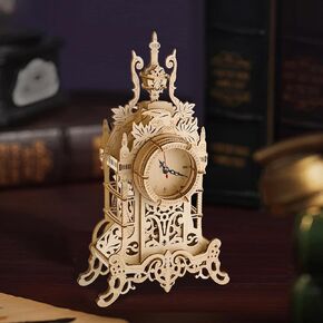 Miereirl 3D ألغاز خشبية للأطفال ، ومجموعات طرازات برج الجرس الخشبية للبناء ، و 160pcs الفنون والحرف الخاصة بالمراهقين ، ومشاريع STEM للأطفال.