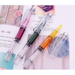 Yongsheng 3009 Fountain Pen Brush Piston Filling ، Arts Pocket Press Press Pen