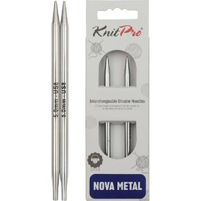 Knitpro Nova قابلة للتبديل الإبرة الدائرية 5 "(13 سم) | الولايات المتحدة الحجم 7 (4.5 ملم)