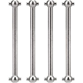 RC Centre Drive Shaft DogBone, 4PCS RC Accessory Metal Dog Bone Drive Shaft for WLtoys 1:18 RC Car Upgrade Accessory Parts