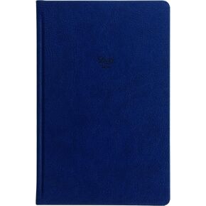 Lett's Note Origins Collection Size Book دفتر ، محكم ، 240 صفحة ، ورق كريمي ، 7.875 "× 5" ، البحرية (B090092)