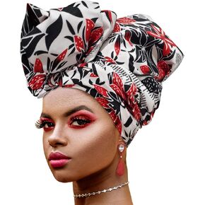 Ankara African Print Soft Headwraps Headband Long Hair Head Wrap Scarf Turban Tie Jersey Knit African head wraps