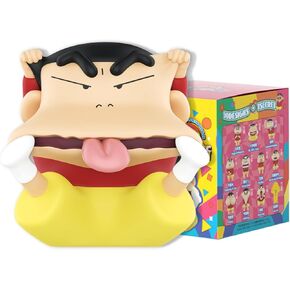 52TOYS Crayon Shinchan Comical Shinchan, 1PC Action Figure Collectible Toy Kawaii Creative Gift Room Decor Desktop Decoration, Gift for Birthday Party