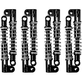 8pcs Absorber Technic Light Shock Absorber (95292C01) متوافق مع أجزاء LEGO MOC ، امتصاص الصدمات التقنية 9.5L مع زنبرك صلب إضافي (أسود)