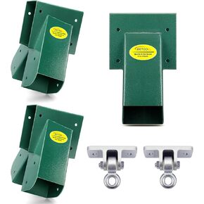 Betooll Swing Set Brackets (1Set) و Swing Bracket Middle (1Set) وشماعات التأرجح (الفضة)