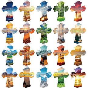Perkoop 60 PCS Bible Verse Markmarks Cross Cross Pondbarks Gulk Gifts Book Book Marks with Cbantures Inspirational Book Marker for VBS Church Sunday School Reading Supplies