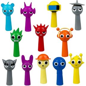 12pcs Sprunki Action Figures, Sprunky Toy Whole Set Figures Doll Christmas Birthday Gifts for Horror Music Game Fans Adult Kids
