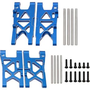 DKKY Mojave 4S Suspension Arms for Arrma 1/8 Mojave 4s 4X4 BLX Upgrade Parts, Replacement for #ARA330789#ARA330790 (Blue)