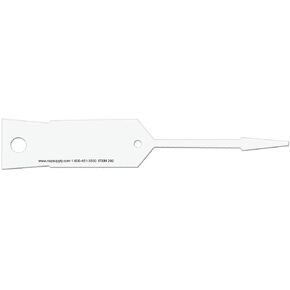 Self-Locking Arrow I.D. Tags - Pack of 1,000 (White)