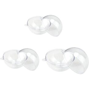 قوالب قنبلة حمام 3pcs قوالب صياغة الحمام DIY (5/7/8 سم)