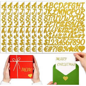 8 أوراق ملصقات رقم الرسالة الذهبية ، وعصا فينيل بريق 1 بوصة على أرقام الأبجدية ملصقات ملصقات ذاتية اللصق الصغيرة لغطاء التخرج ، وزجاجات المياه ، وروايات القصاصات ، وحرف DIY ، وصندوق البريد (الذهب) in Kuwait