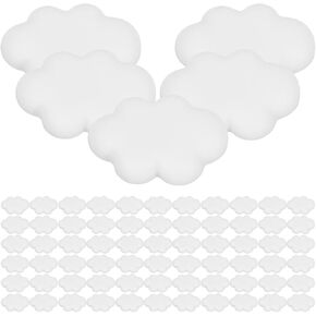 SewAcc 100pcs 3d Art Polymer Slice Resin Beads Ornament Phone Case Material Resin Scrapbooking Crafts Accessories Accessories Accomephone Accessories Manicure White Pendant
