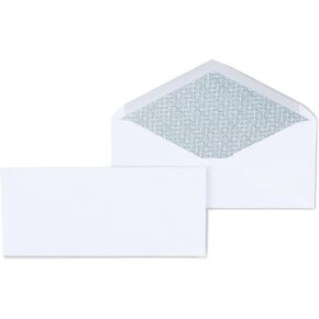 Staples Gummed Security Tinted #10 مظاريف تجارية ، 4 1/8 بوصة × 9 1/2 بوصة ، أبيض ، 1000/كرتون (ST50302-CCVS)