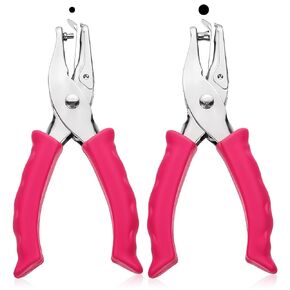 2 PCS لكمة فتحة واحدة ، 3 مم و 6 مم مثقوب ثقب وردي ، ثقب دائري مثقوب ورق واحد اللكمات لصياغة علامة DIY في المنزل ، مكتب ، الفصل الدراسي