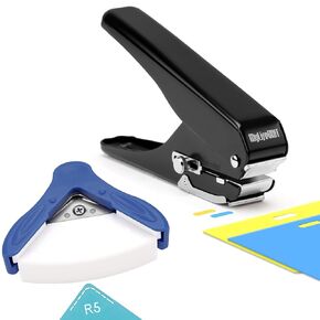 MyLifeunit Slot Slot Puncher ، شارة ثقب لكمة لبطاقة الهوية ، فتحة PVC ، ركن Rounder Punch 5 مم