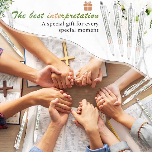 50 PCS Church Church Pens Bible Bible Verse Proper Pens Books of the Bible Paper Paper Pen Mothers Day Gifts for Women Sunday School School (أرقام الطوارئ) in Saudi Arabia