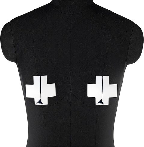 VASTLUCKY Punked X غطاء الحلمة الجلدي القابل لإعادة الاستخدام فطائر اللحم ذاتية اللصق بتلات الثدي الشرير للنساء in Kuwait