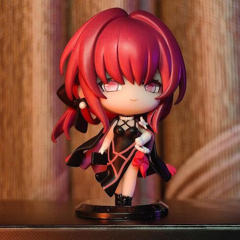 Anime Figure, 3.1 Inches Cute Official Kafka Blade Welcome to Train Tea Party Chibi Figures, Collectable Anime Figure for HSR Fans (Kafka) in Kuwait
