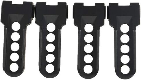 4pcs/Set RC Aluminum Shocks Mount, Adjustable Front & Rear Damper Mount Seat Shock Absorber Tower Hoops for 1/10 Tra-xxas TRX4 Trail Defender RC Crawler Car Upgrade Parts (Silver) in Saudi Arabia