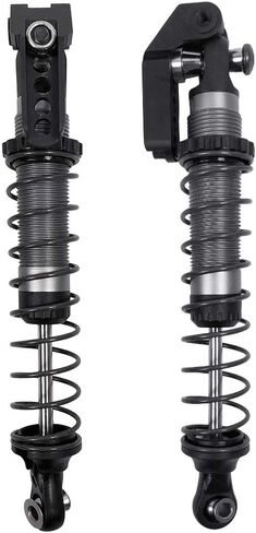 4pcs/Set RC Aluminum Shocks Mount, Adjustable Front & Rear Damper Mount Seat Shock Absorber Tower Hoops for 1/10 Tra-xxas TRX4 Trail Defender RC Crawler Car Upgrade Parts (Silver) in Saudi Arabia