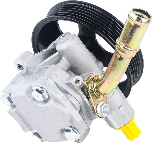 21-623 Power Steering Pump with Pulley Fits for Mercedes 2014 C300 V6 3.5L,for 2012-2014 C350 V6 3.5L Power Assist Pump Assembly Aftermarket Parts Replace OE KS01000697 A0064666301 A0064666401 in Kuwait
