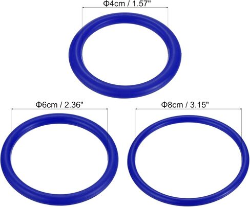 PATIKIL Carnival Ring-Toss Rings Kit Set Plastic Hoops for Outdoor Party Favor Game Booth in Saudi Arabia