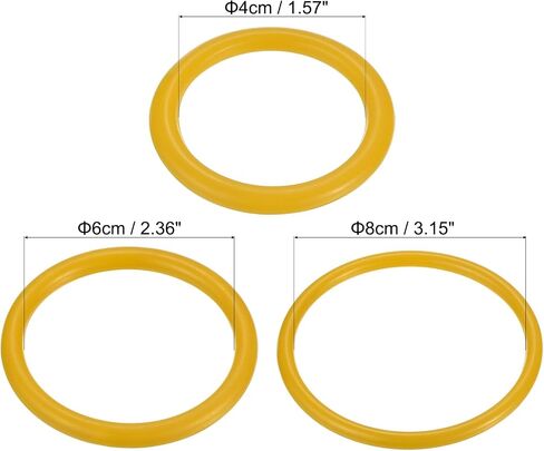 PATIKIL Carnival Ring-Toss Rings Kit Set Plastic Hoops for Outdoor Party Favor Game Booth in Saudi Arabia